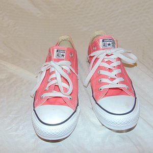 Coral Converse All Star Sneakers